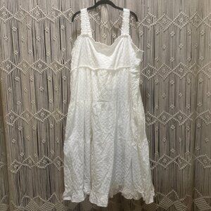 Arula White Summer Eyelet Dress *NWT* Size 2x/"B"
